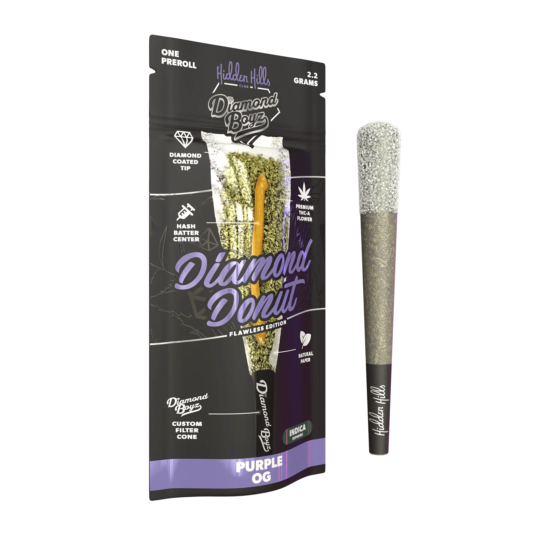 2.2G Diamond Donut Hash Hole - THCA