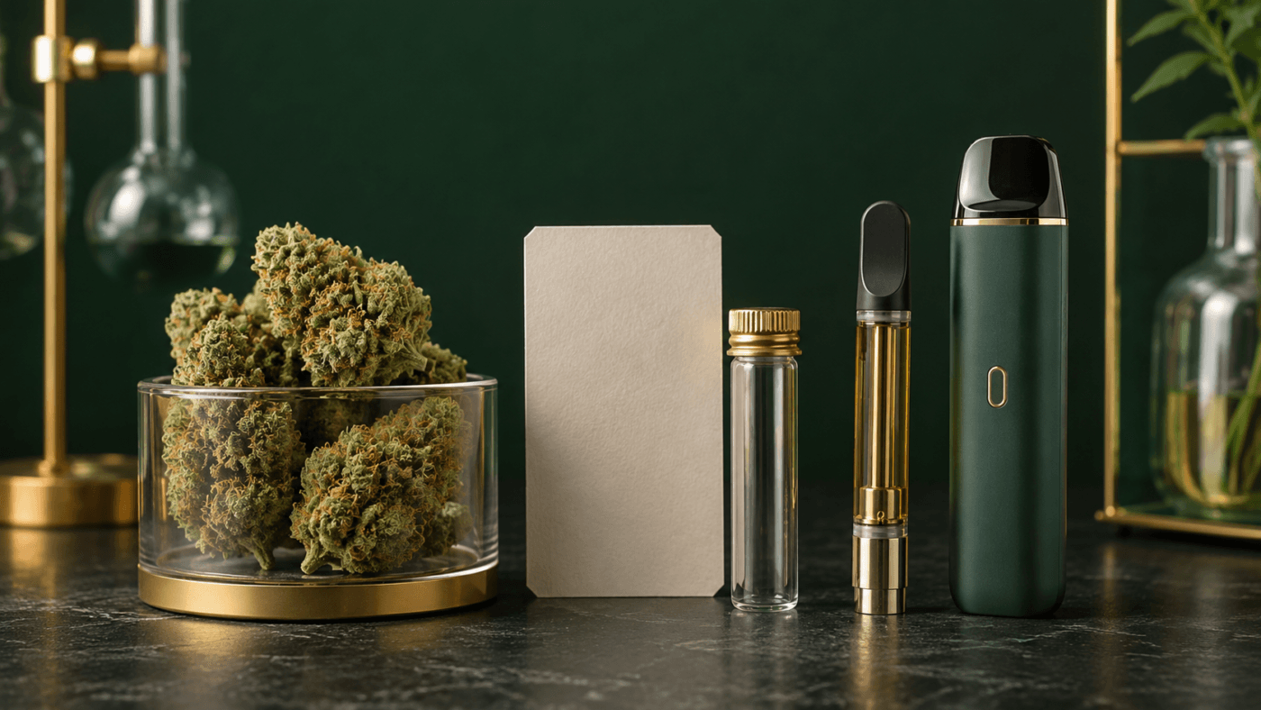 THCA flower vs vapes product comparison by Hidden Hills